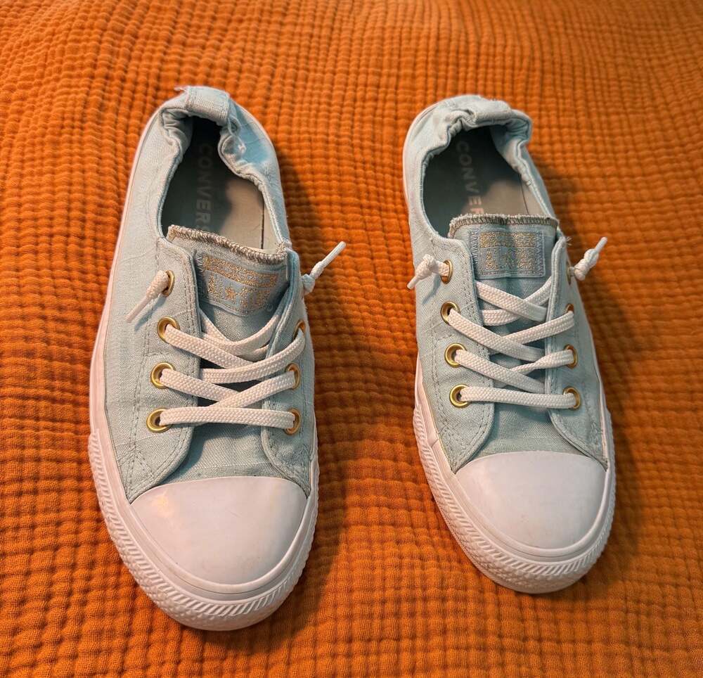 Converse Chuck Taylor All Star Shoreline Slip-On Sneakers Light Blue
